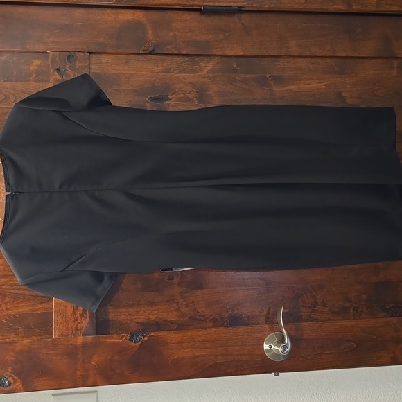 Black Sheath Dress NWT Chaps Ralph Lauren Sz 12 - Picture 6 of 12